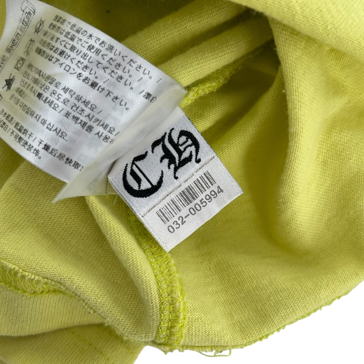 Chrome Hearts Matty Boy Link L/S T-shirt Lime Green