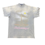 Balenciaga Oversized Paris Tee Blue