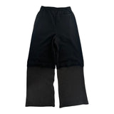 Satoshi Nakamoto Double Layer Studded Sweatpants Black