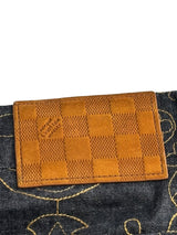 Louis Vuitton Arabesque Embroidered Denim Blue