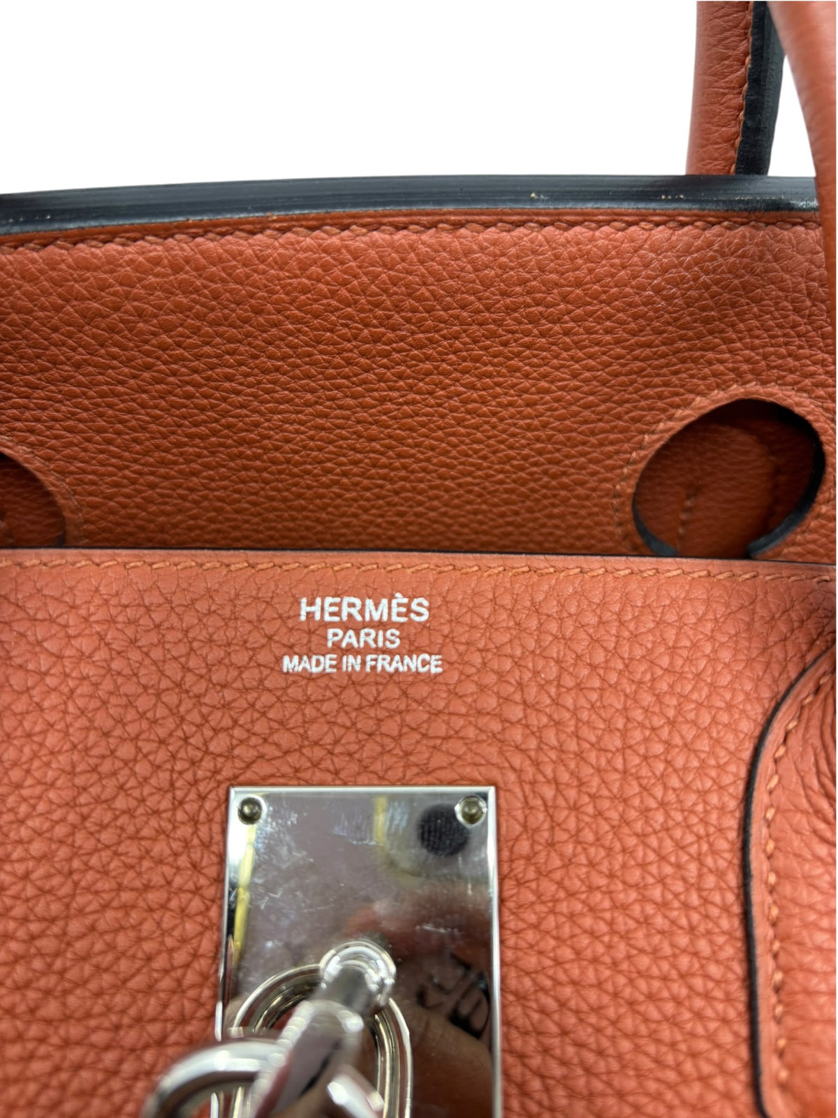 Hermes Cuivre Togo HAC Haut a Courroies 40 Handbag