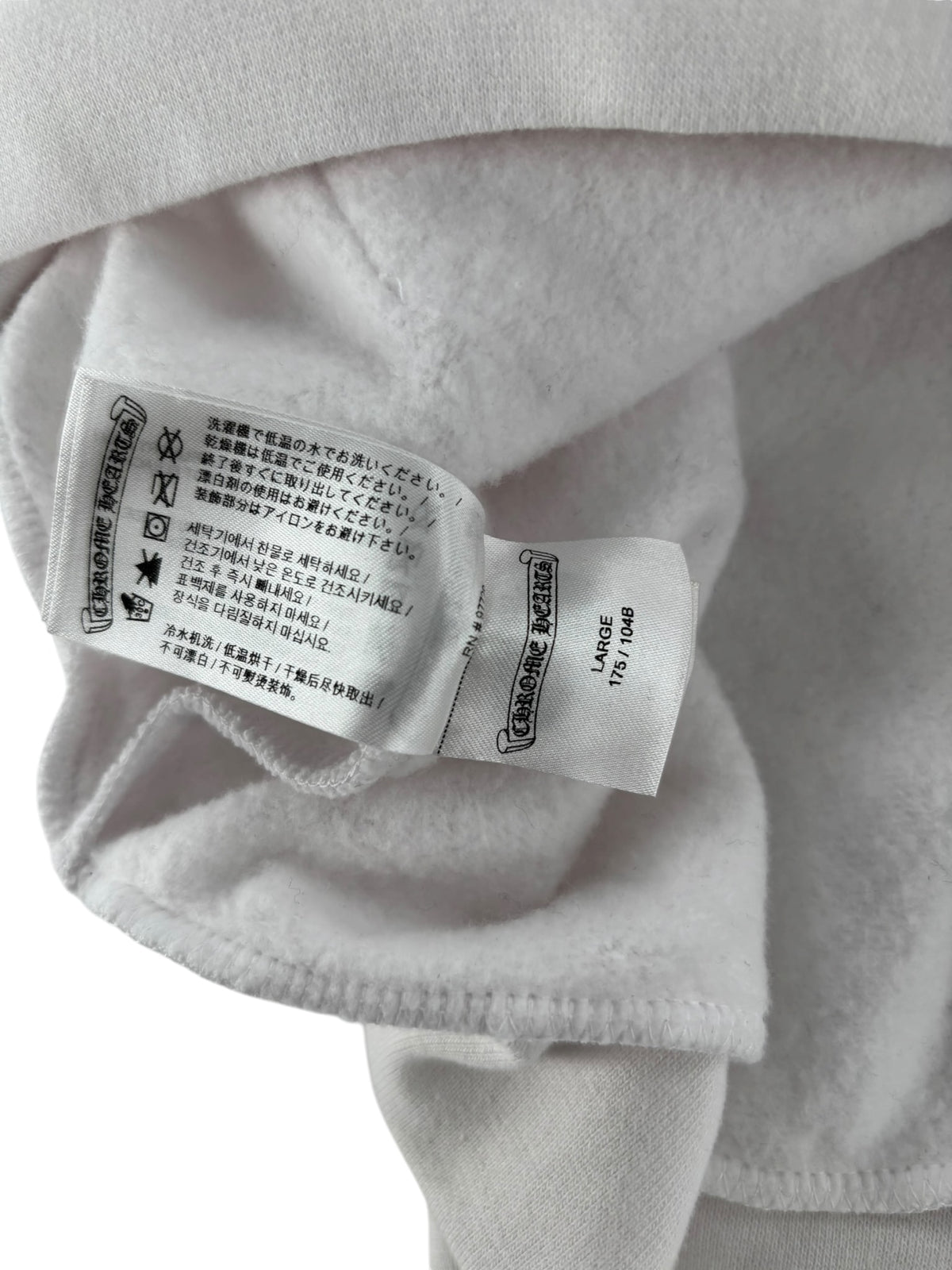 Chrome Hearts Eye Chart Dagger Hoodie White