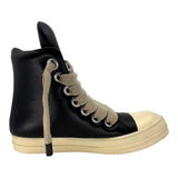 Rick Owens DRKSHDW Hollywood Jumbo Lace High Peached Lambskin Black Milk