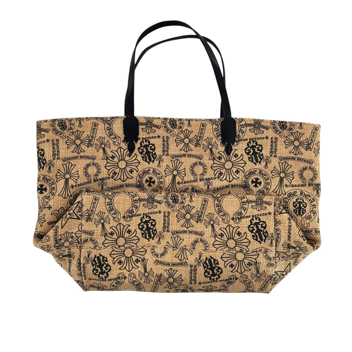 Chrome Hearts Large Straw Beach Bag