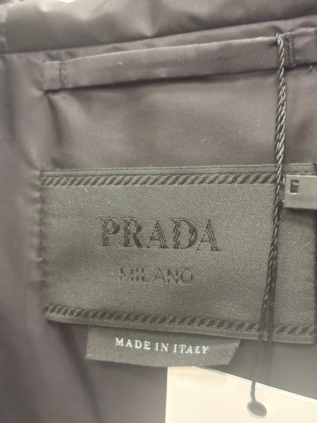 Prada Logo Puffer Coat