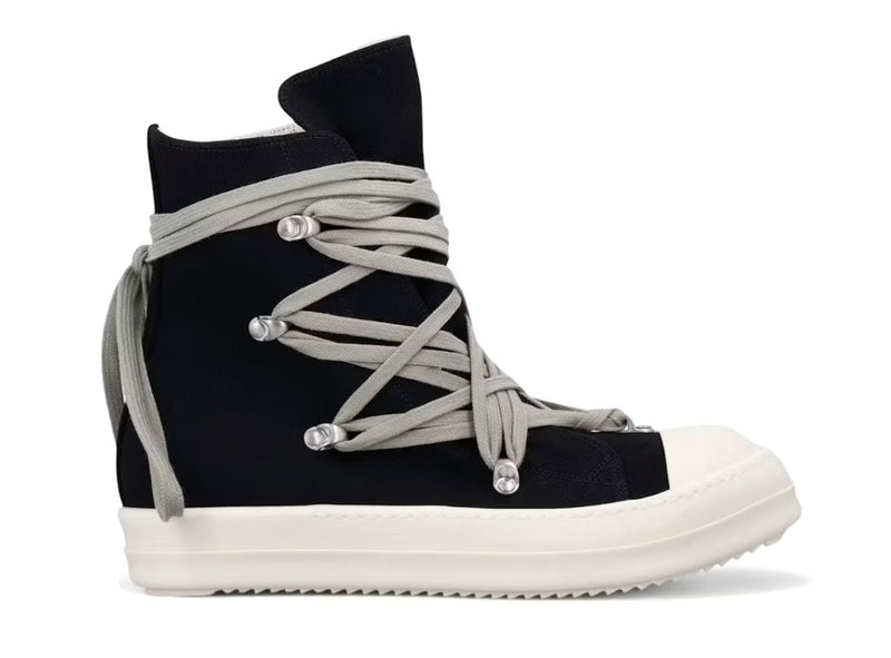 Rick Owens DRKSHDW Temple Megalace Sneaks Black Milk (Women's)