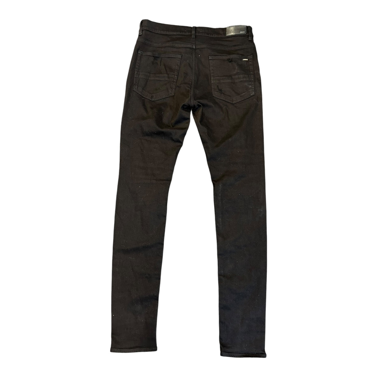 Amiri MX1 Black Bandana Ribbed Jeans