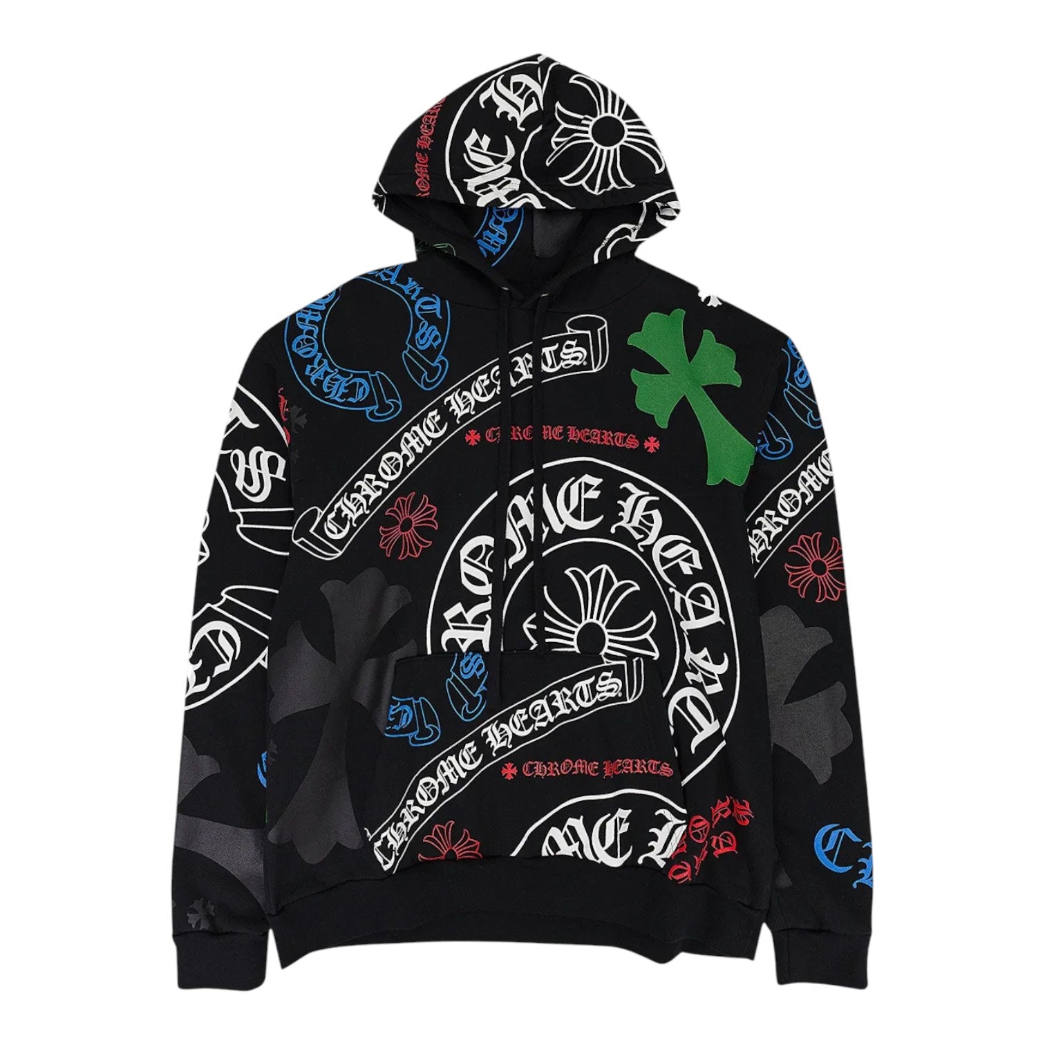 Chrome Hearts Stencil Hoodie Black