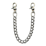 Chrome Hearts Silver Fancy Cuban Wallet Chain 20"