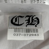 Chrome Hearts Neck Letters Logo Tee White