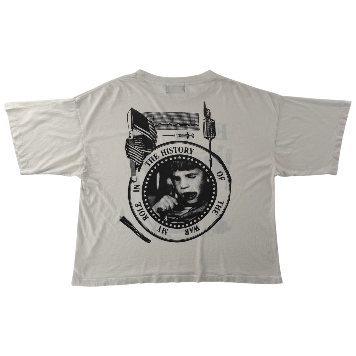 ERD My Role In The War Shirt Faded White