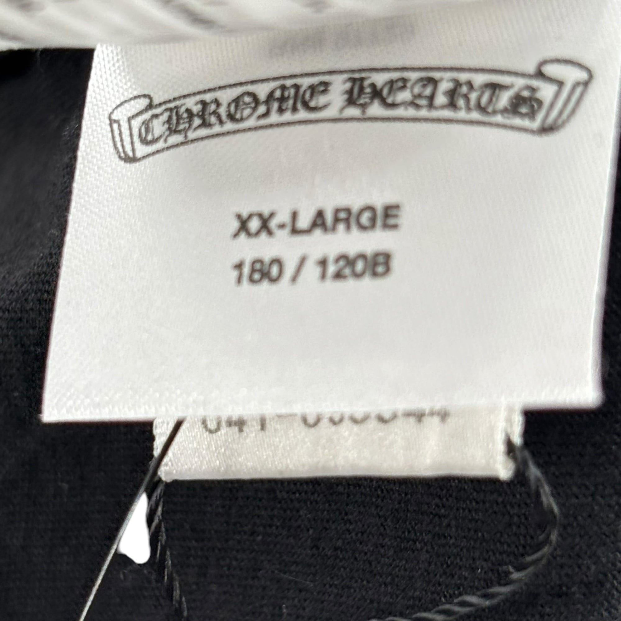 Chrome Hearts Scroll Logo Tee Black