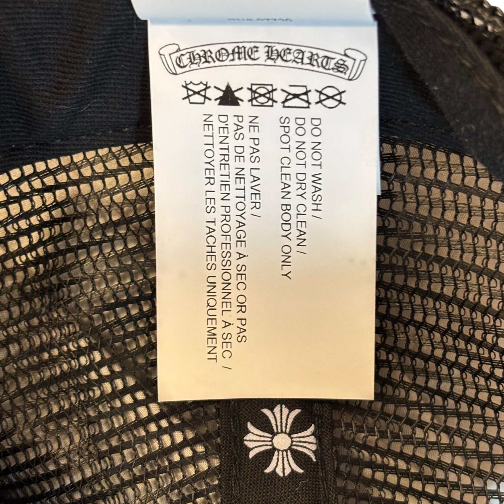Chrome Hearts CH Aspen Exclusive Trucker Hat Black