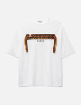 Lanvin Curb Lace Logo Tee