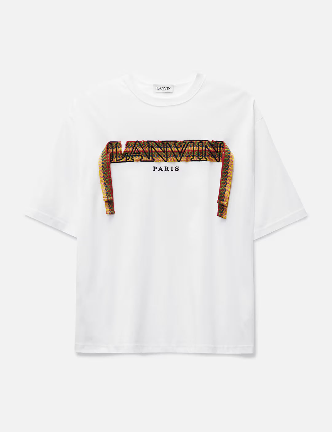 Lanvin Curb Lace Logo Tee
