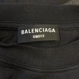 Balenciaga Strikethrough Tee Black