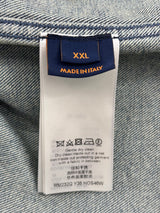 Louis Vuitton Short Sleeve Denim Workwear Shirt Washed Denim