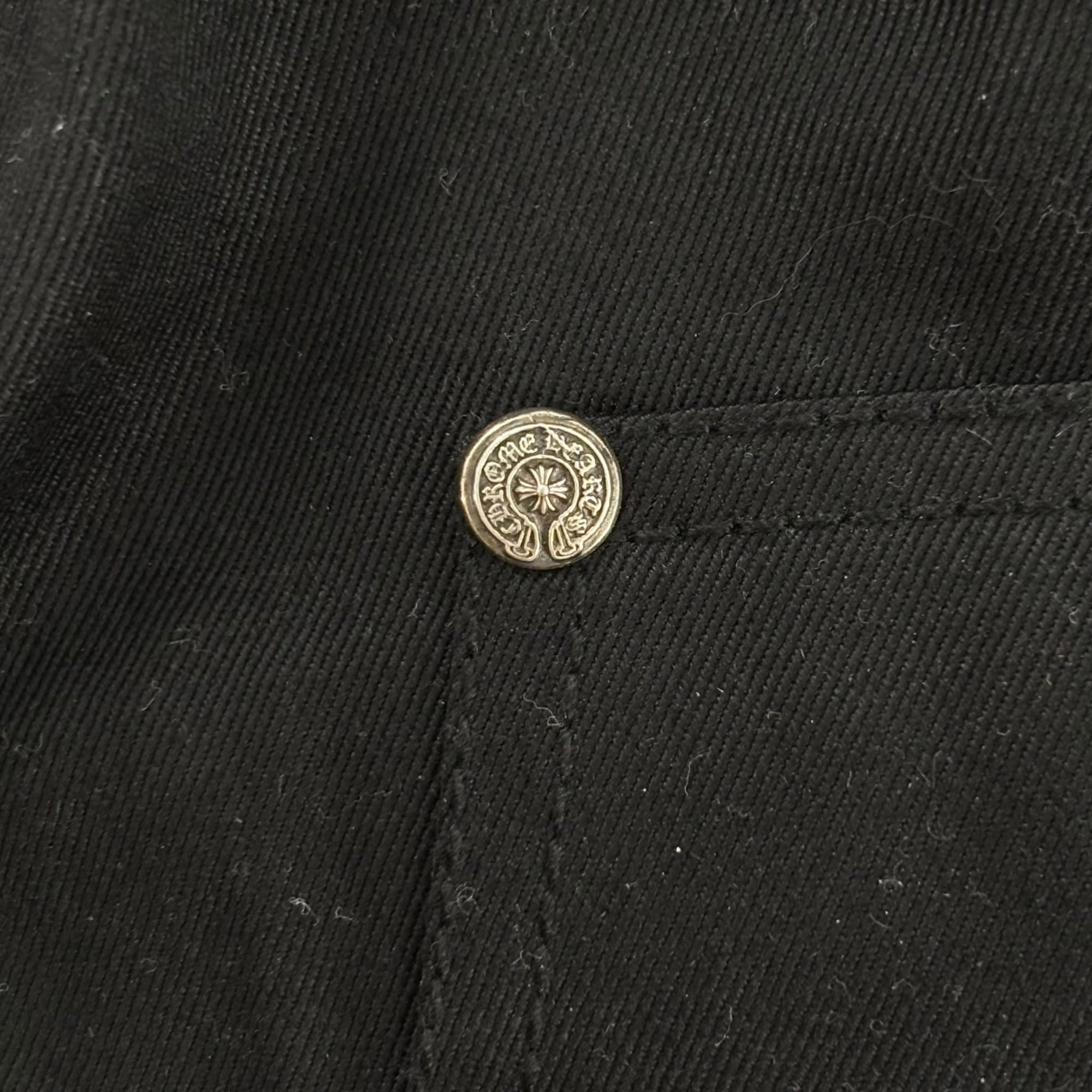 Chrome Hearts Double Knee Carpenter Shorts Black
