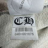 Chrome Hearts Paper Jam Cross Hoodie Grey