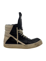 Rick Owens Geobasket Black White