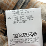 Off White Flannel Cream Black