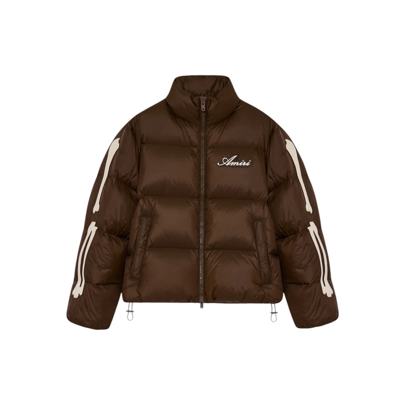 Amiri Bones Down Puffer Jacket Brown