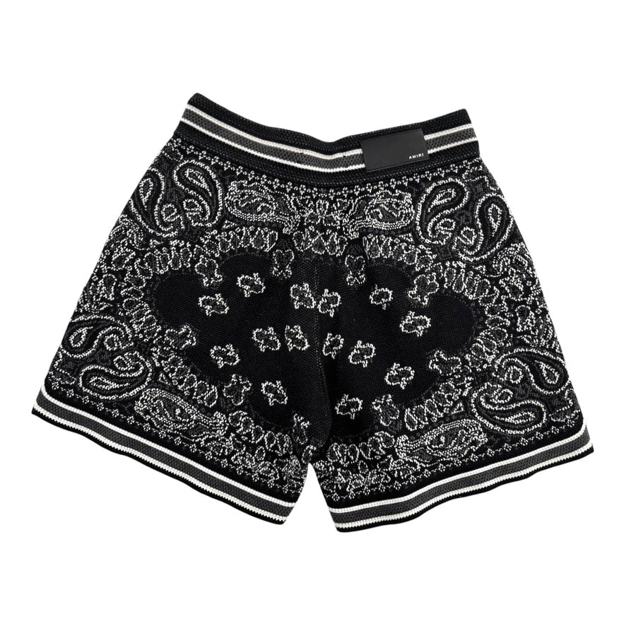 AMIRI Bandana B-Ball Shorts Black
