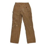 Carhartt Distressed Carpenter Pants Khaki