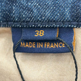 Louis Vuitton Monogram Carpenter Denim Shorts Blue