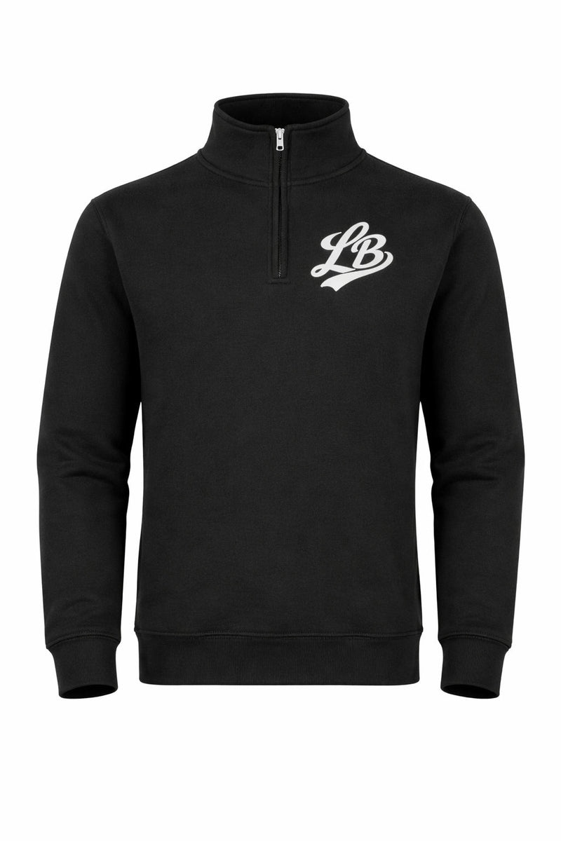 Luxury Box Quarter Zip Black