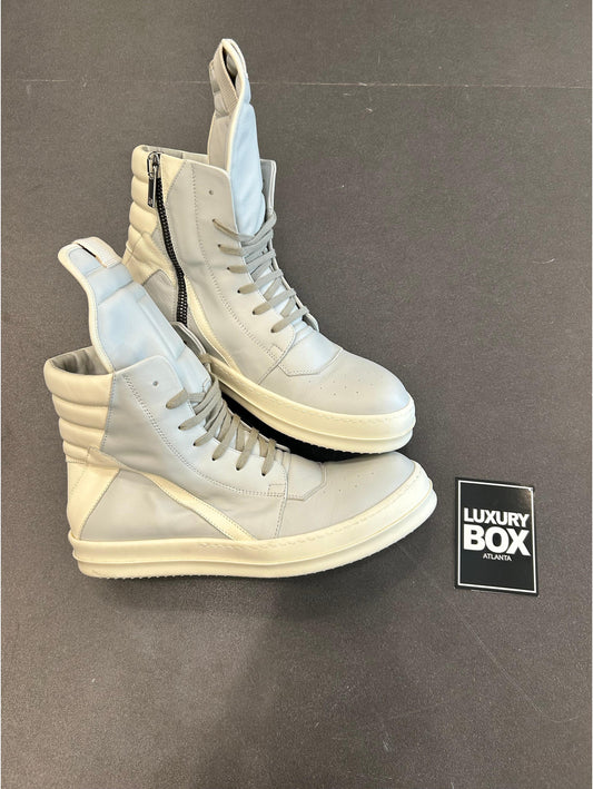 Rick Owens Geobasket Sneaker High "Pale Blue" - Lightly Worn
