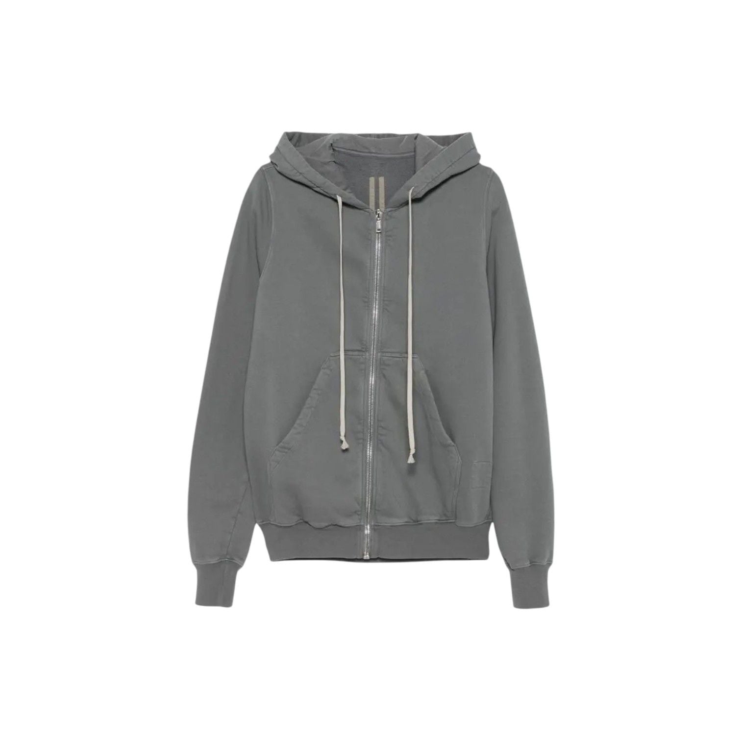 Rick Owens Stone Zip Up Hoodie