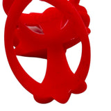 Chrome Hearts Silicone Cross Ring Red