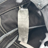 Rick Owens Banana Wax Denim Jeans Black