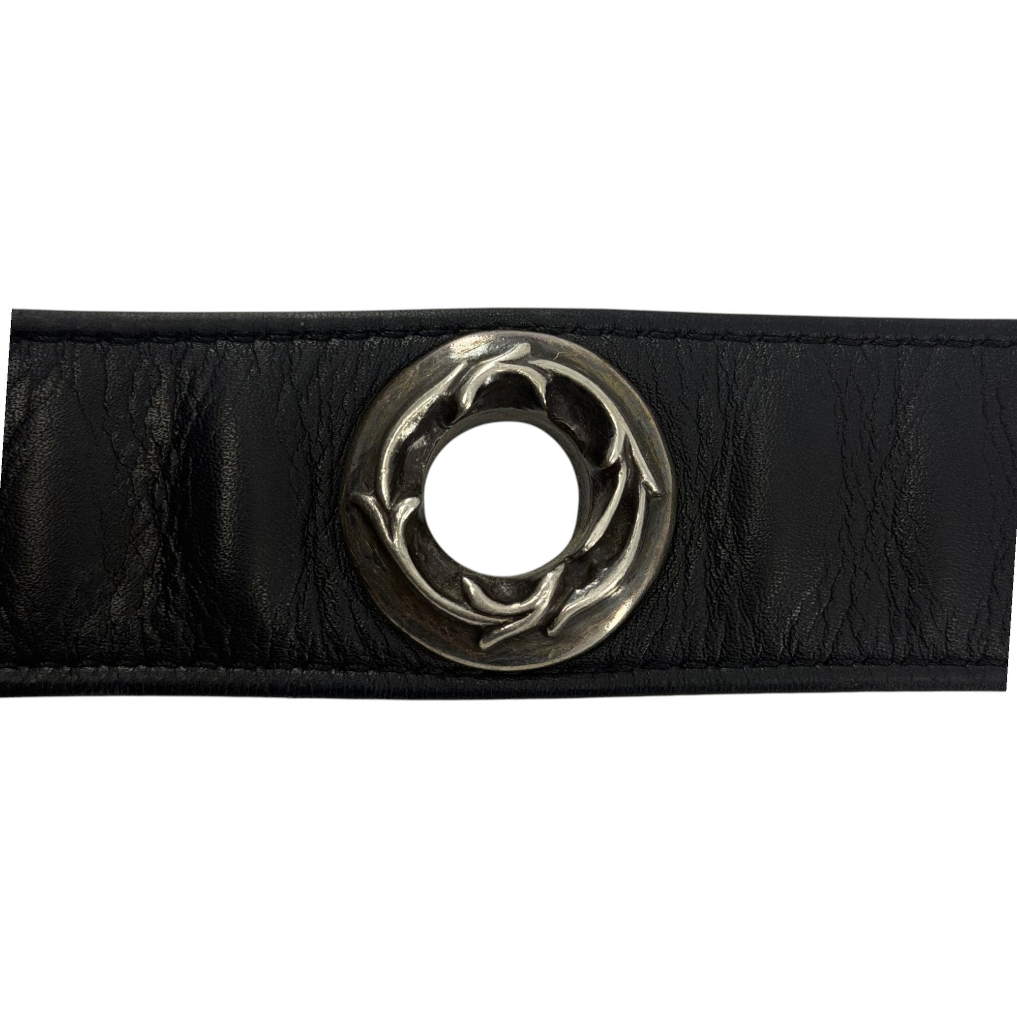 Chrome Hearts Loaded Grommet Belt Strap Black