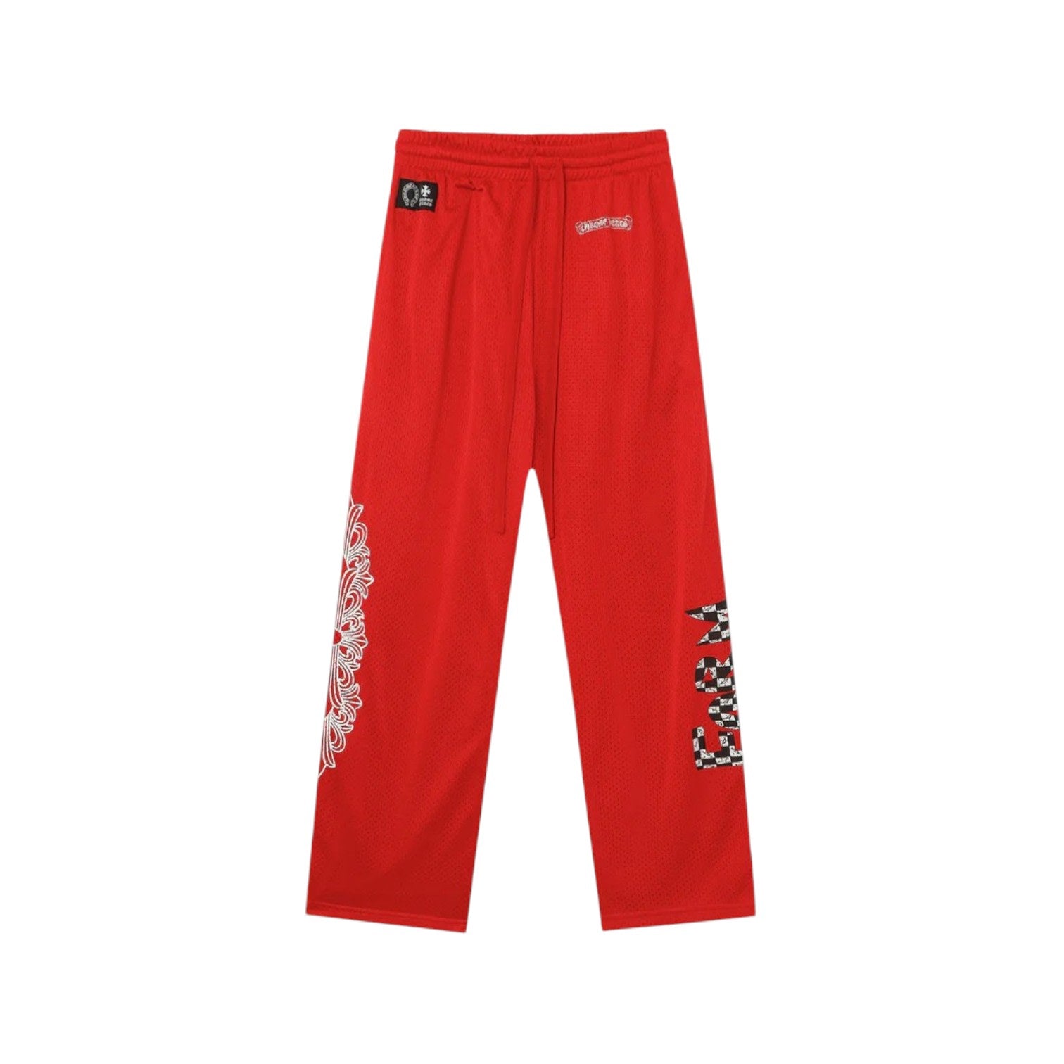 Chrome Hearts Matty Boy Mesh Varsity Pants Red