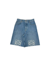Loewe Anagram Denim Shorts