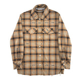 Off White Flannel Cream Black