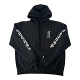 Chrome Hearts Vertical Logo Pullover Hoodie Black