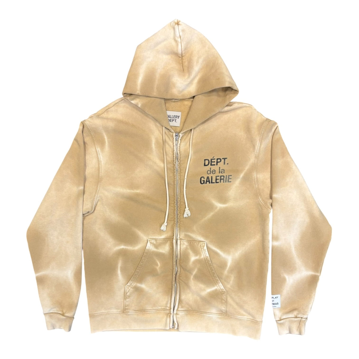 Gallery Dept. French Zip Hoodie Tan
