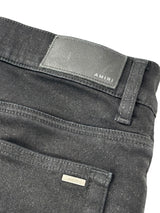 Amiri Script Logo Patch Denim Black