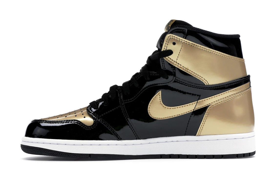 Jordan 1 Retro High NRG Patent Gold Toe