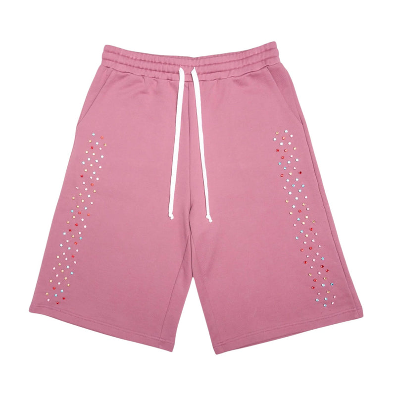 Cactus Valley Crystal Cactus Sweat Shorts Pink
