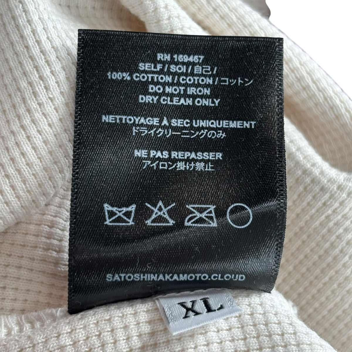 Satoshi Nakamoto 1977 Dirtbike Thermal Tee Washed Purple