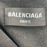 Balenciaga Spray Paint Logo Denim Jacket Black