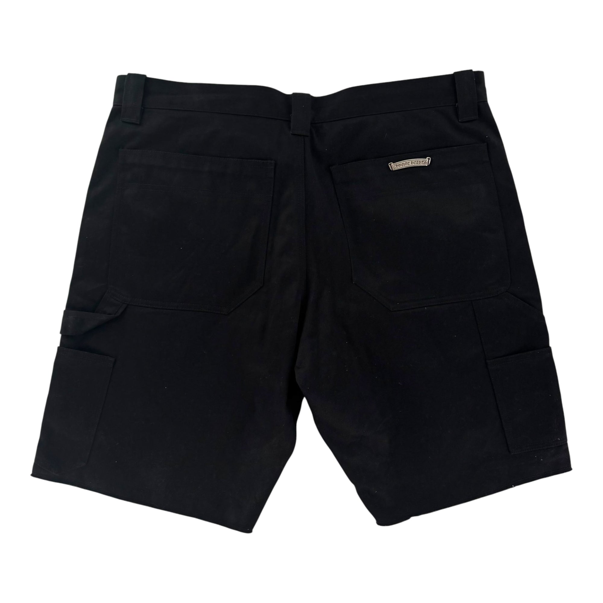 Chrome Hearts Double Knee Carpenter Shorts Black