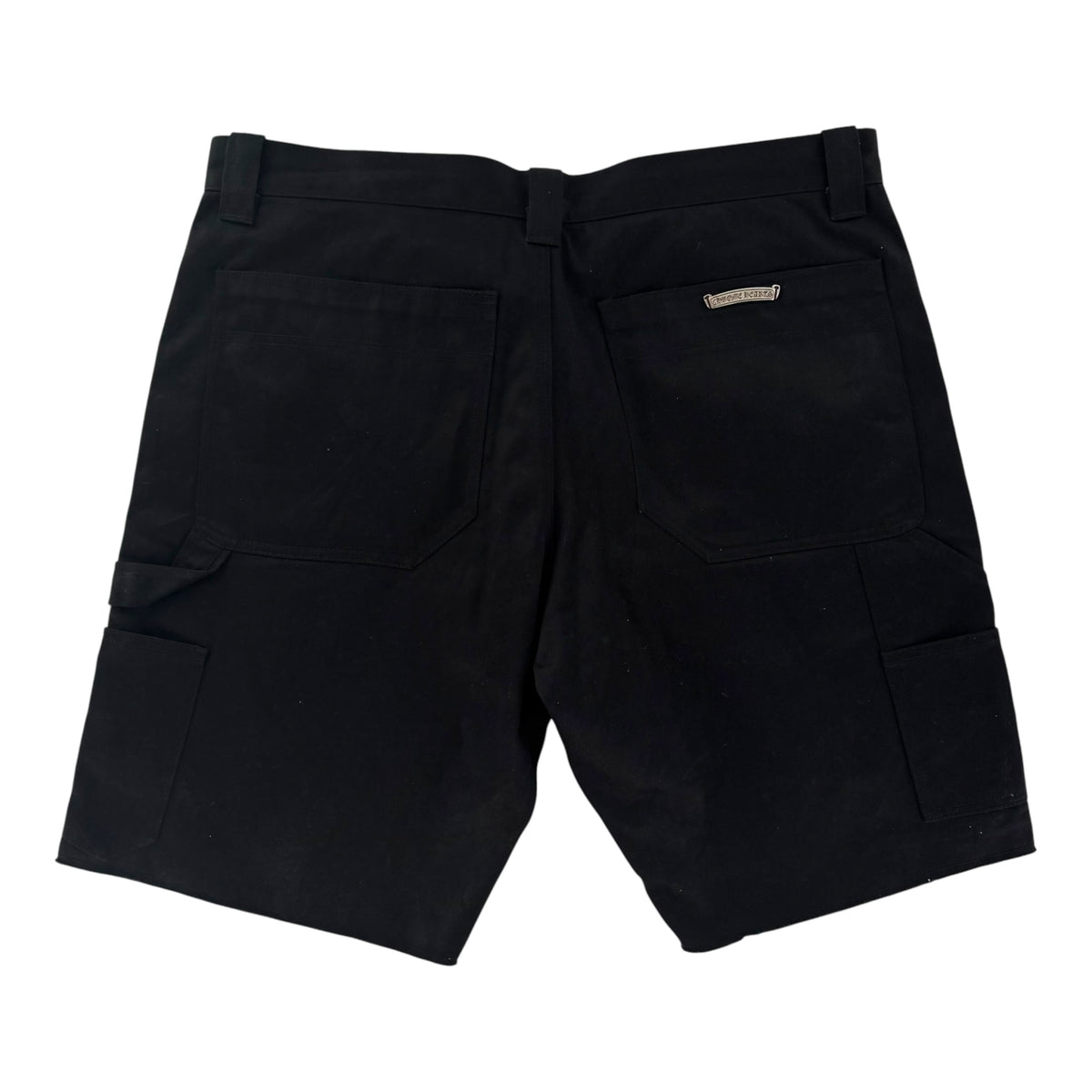 Chrome Hearts Double Knee Carpenter Shorts Black