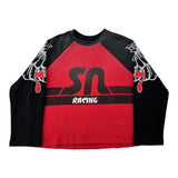 Satoshi Nakamoto Wings Long-Sleeve Red
