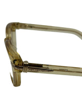 Chrome Hearts Drippin Glasses Clear Gold