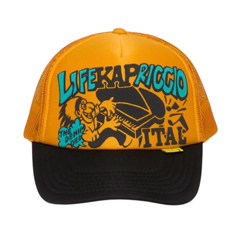 Kapital Life Kapriccio Trucker Hat Yellow